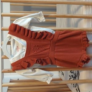 Baby Girls' Sweater Set - Cat & Jack™ Rust